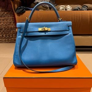 Hermes Kelly Royal Blue 32